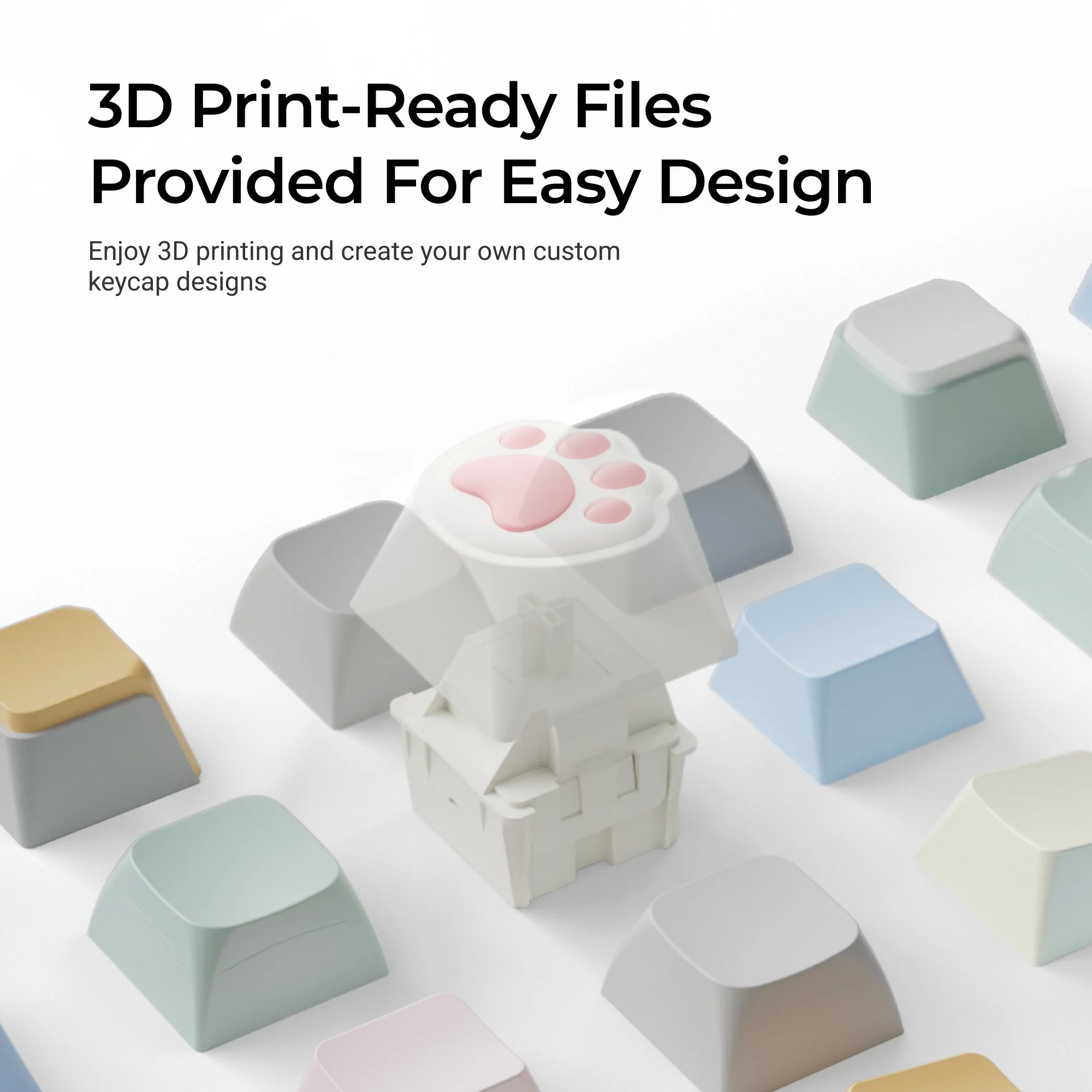 Keychron Big Kitty Paw Key - Image 4