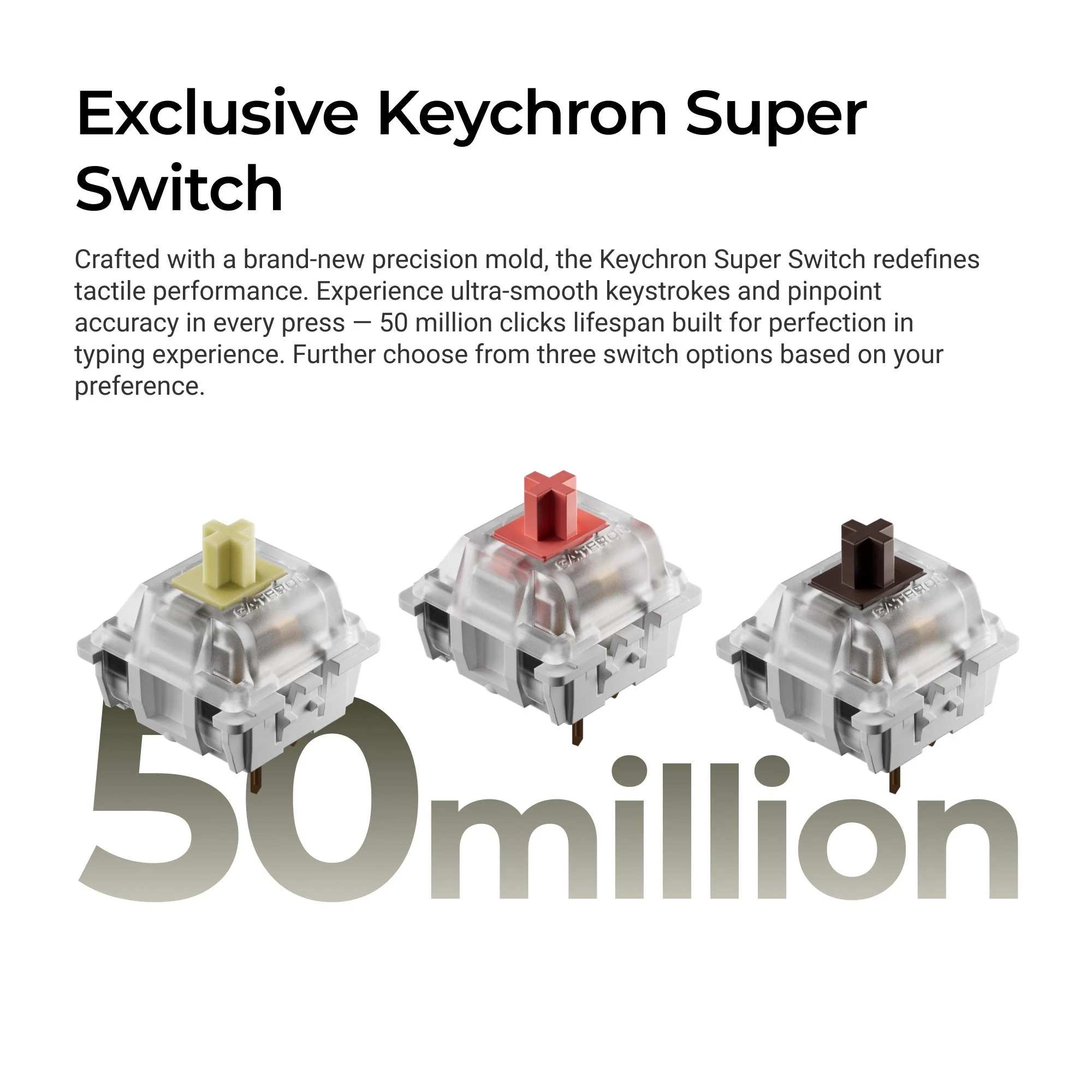 Keychron C1 Pro 8K QMK Wired Custom Mechanical Keyboard - Image 3