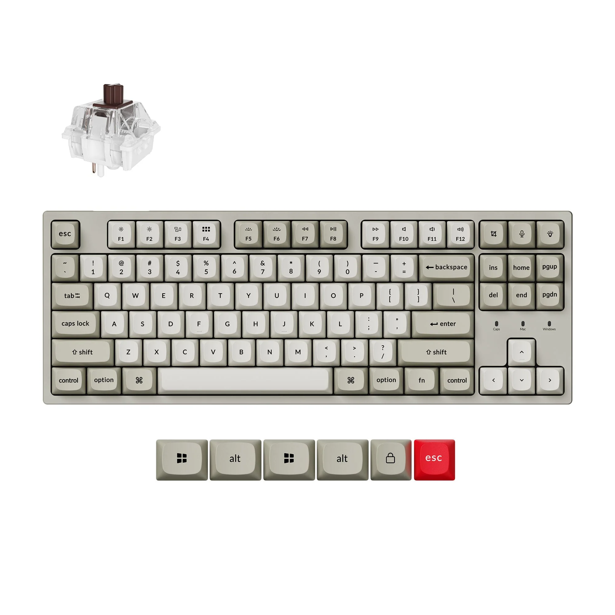 Keychron C1 Pro 8K QMK Wired Custom Mechanical Keyboard - Image 8