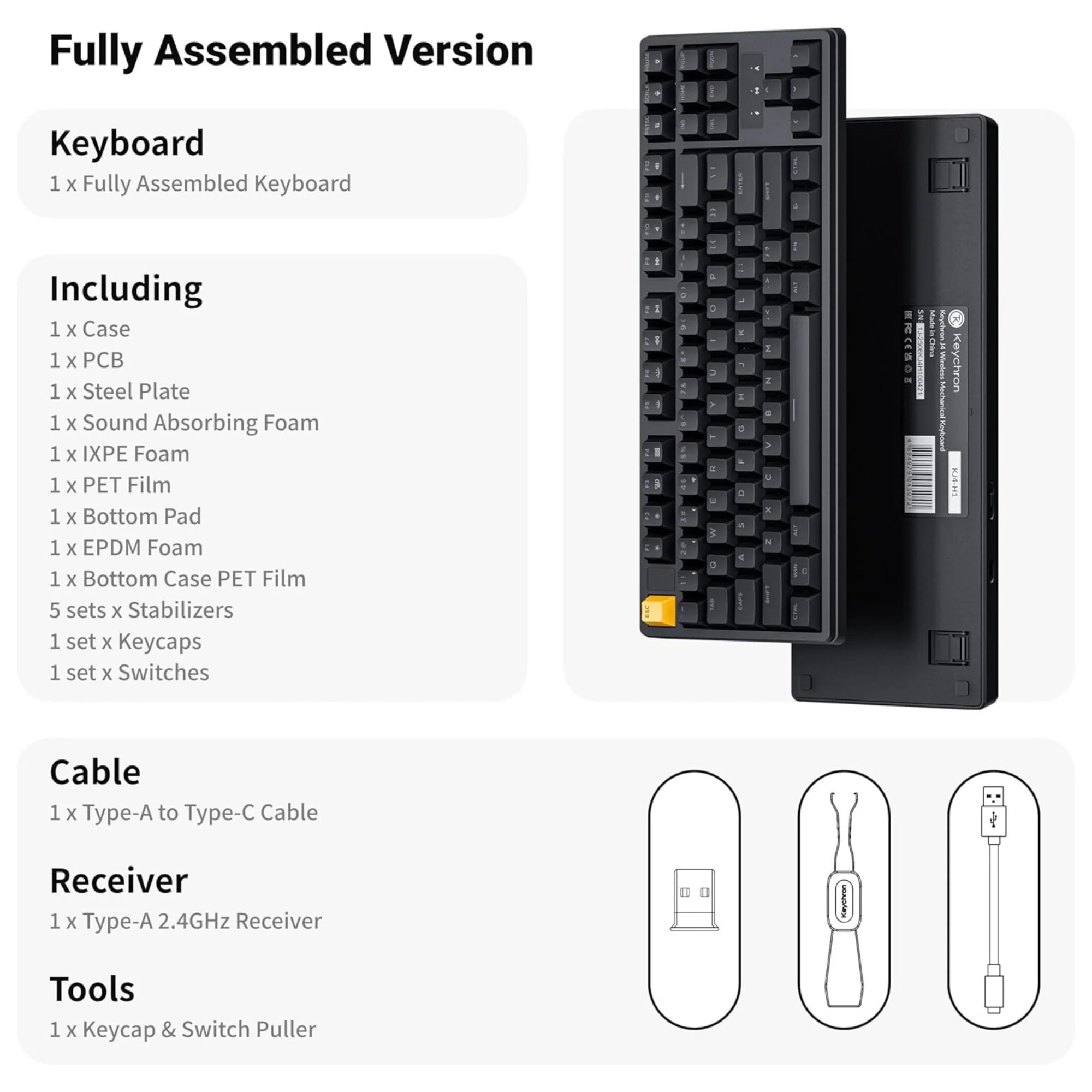 Keychron J4 QMK Wireless Mechanical Keyboard - Image 10