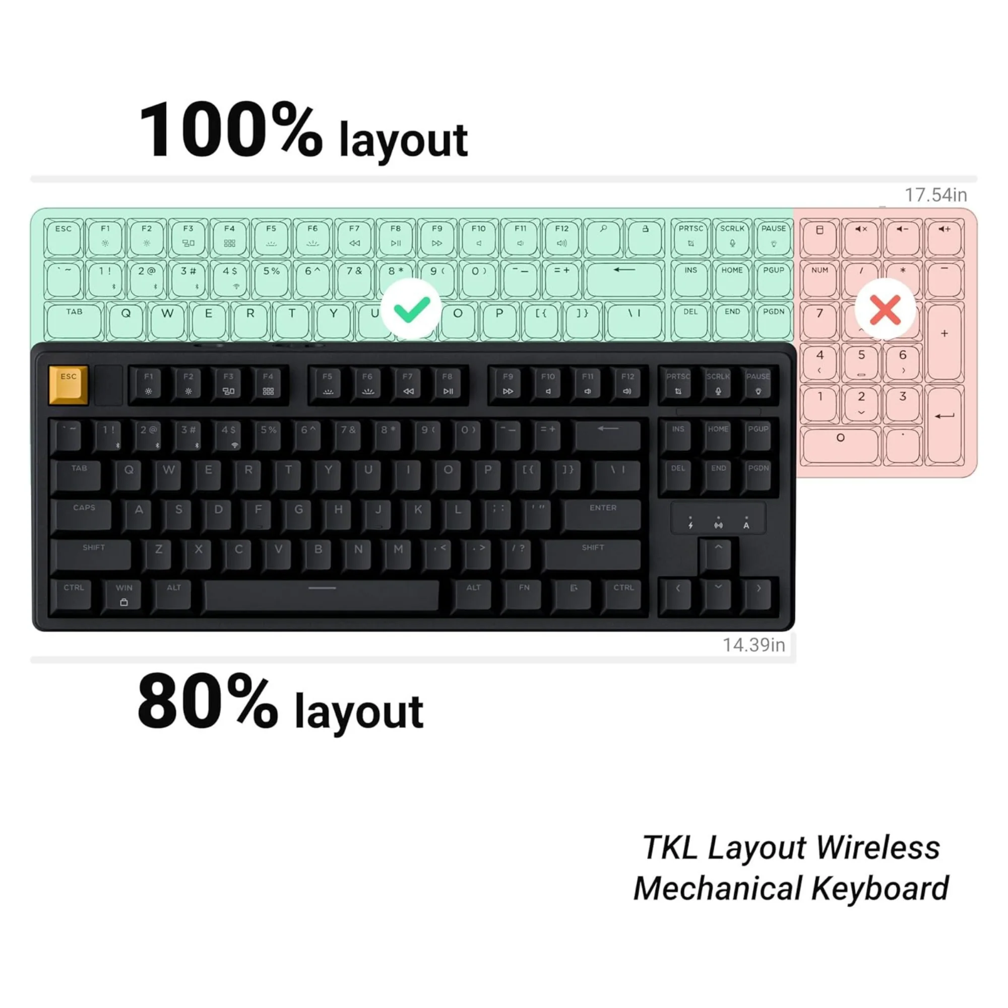 Keychron J4 QMK Wireless Mechanical Keyboard - Image 8