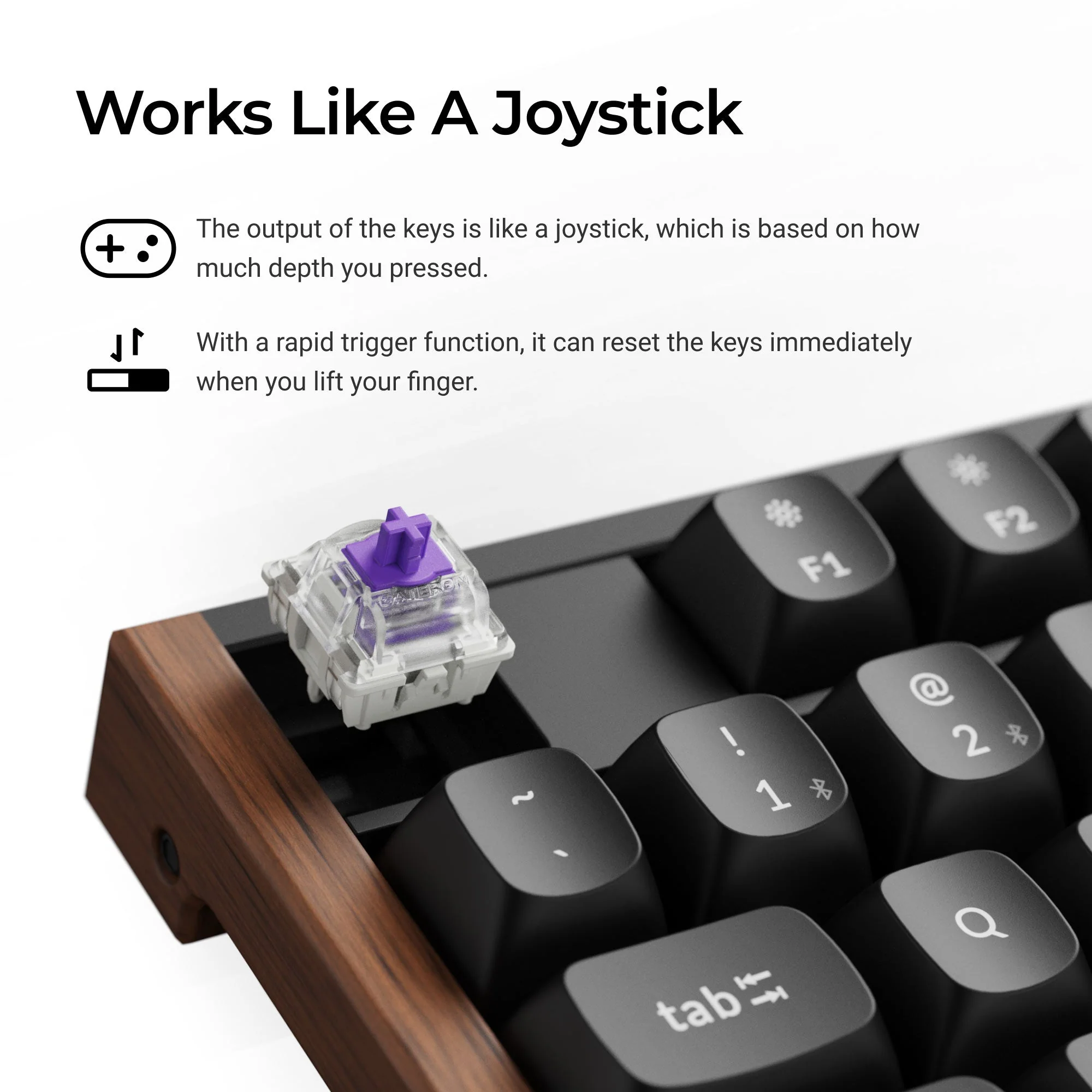 Keychron K10 HE Wireless Magnetic Switch Custom Keyboard - Image 3