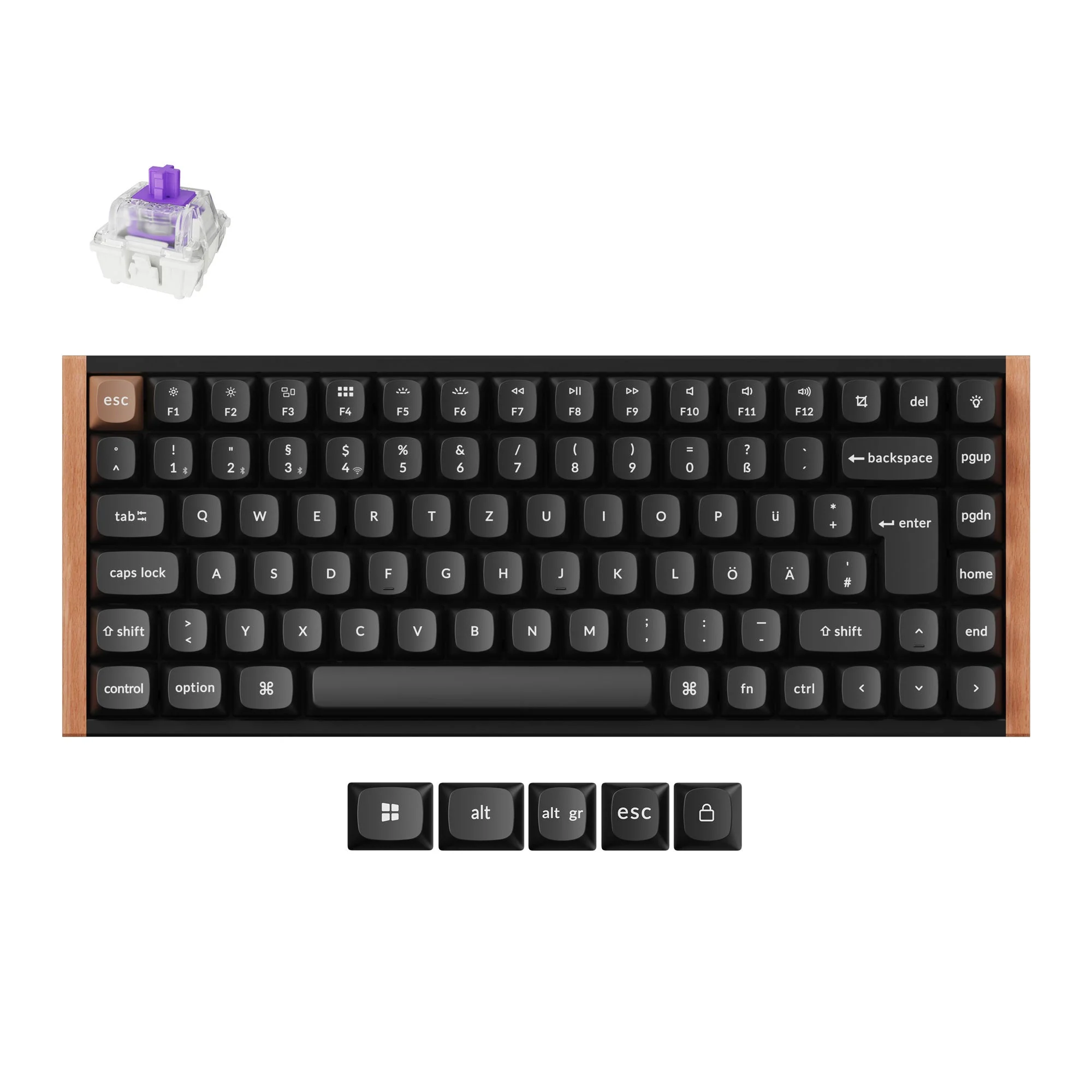 Keychron K2 HE Wireless Magnetic Switch Custom Keyboard - Image 11