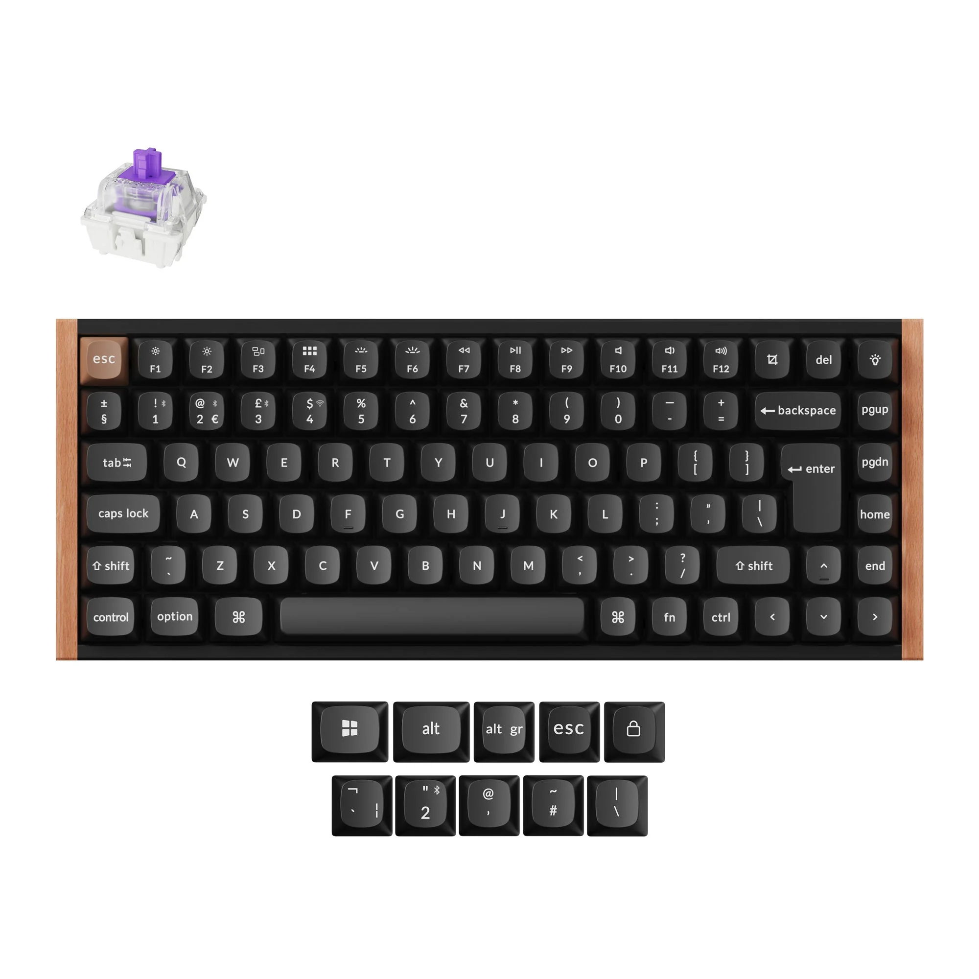 Keychron K2 HE Wireless Magnetic Switch Custom Keyboard - Image 12