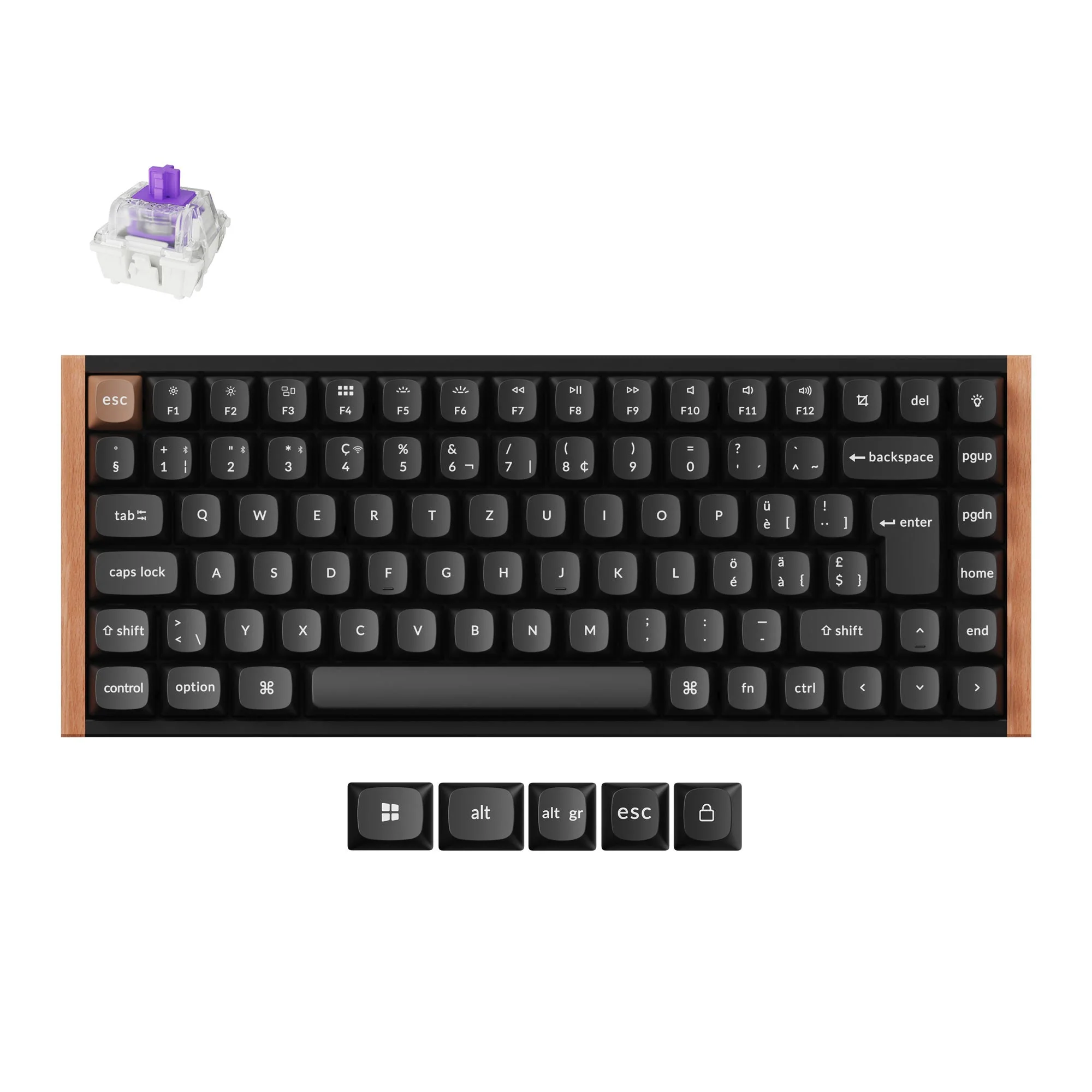 Keychron K2 HE Wireless Magnetic Switch Custom Keyboard - Image 13
