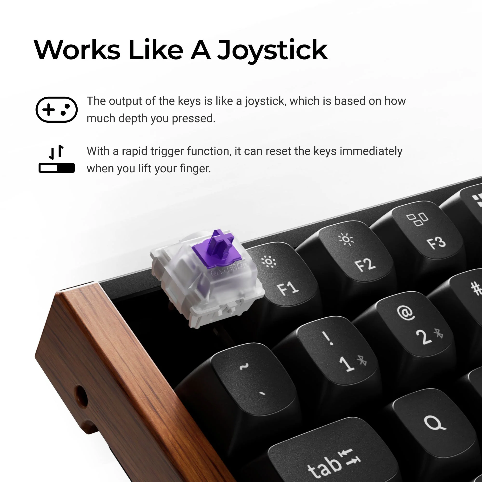 Keychron K2 HE Wireless Magnetic Switch Custom Keyboard - Image 3