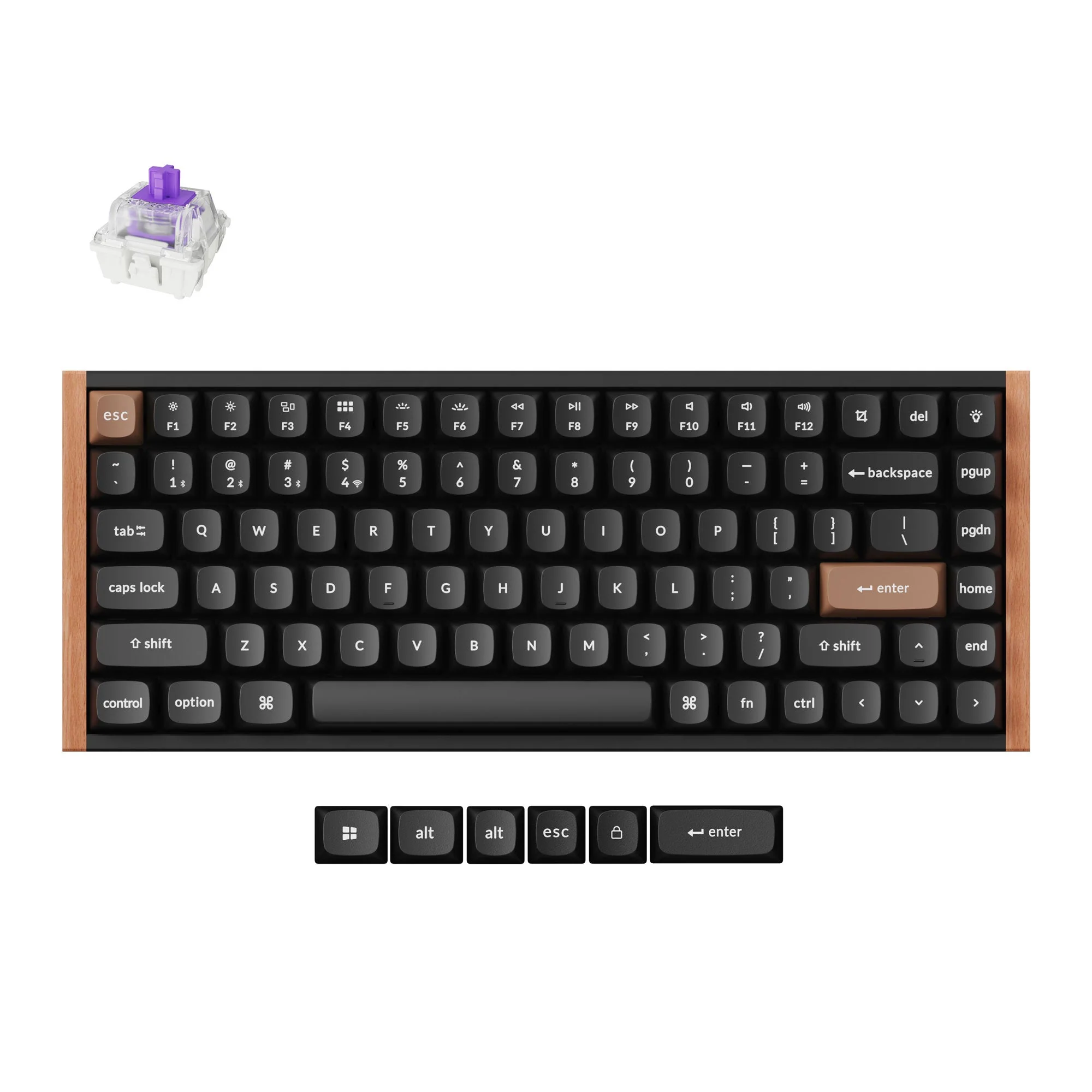 Keychron K2 HE Wireless Magnetic Switch Custom Keyboard - Image 7