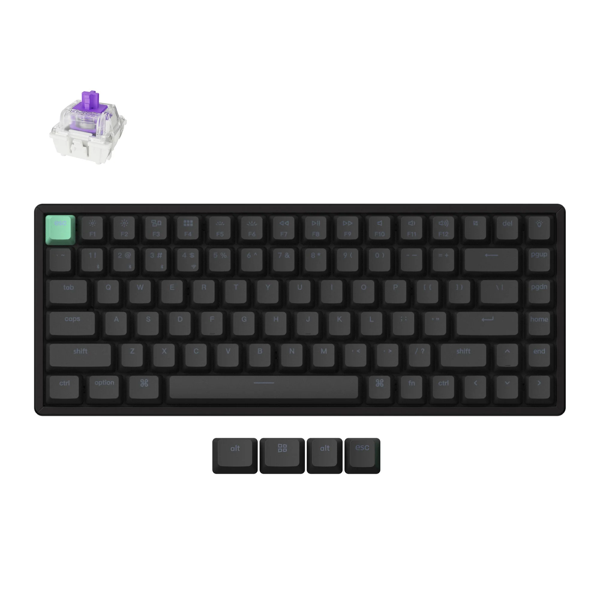 Keychron K2 HE Wireless Magnetic Switch Custom Keyboard - Image 8