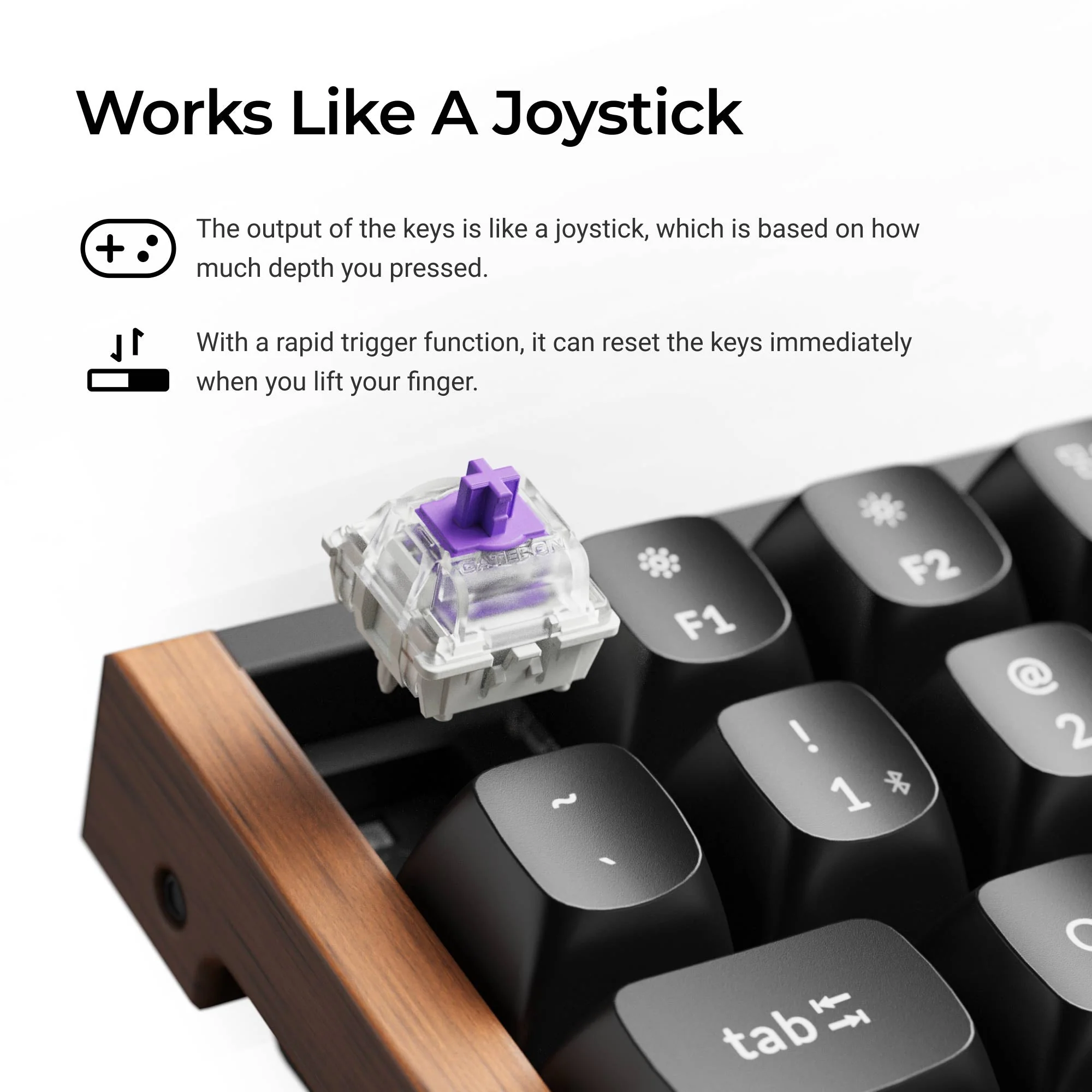 Keychron K4 HE Wireless Magnetic Switch Custom Keyboard - Image 3