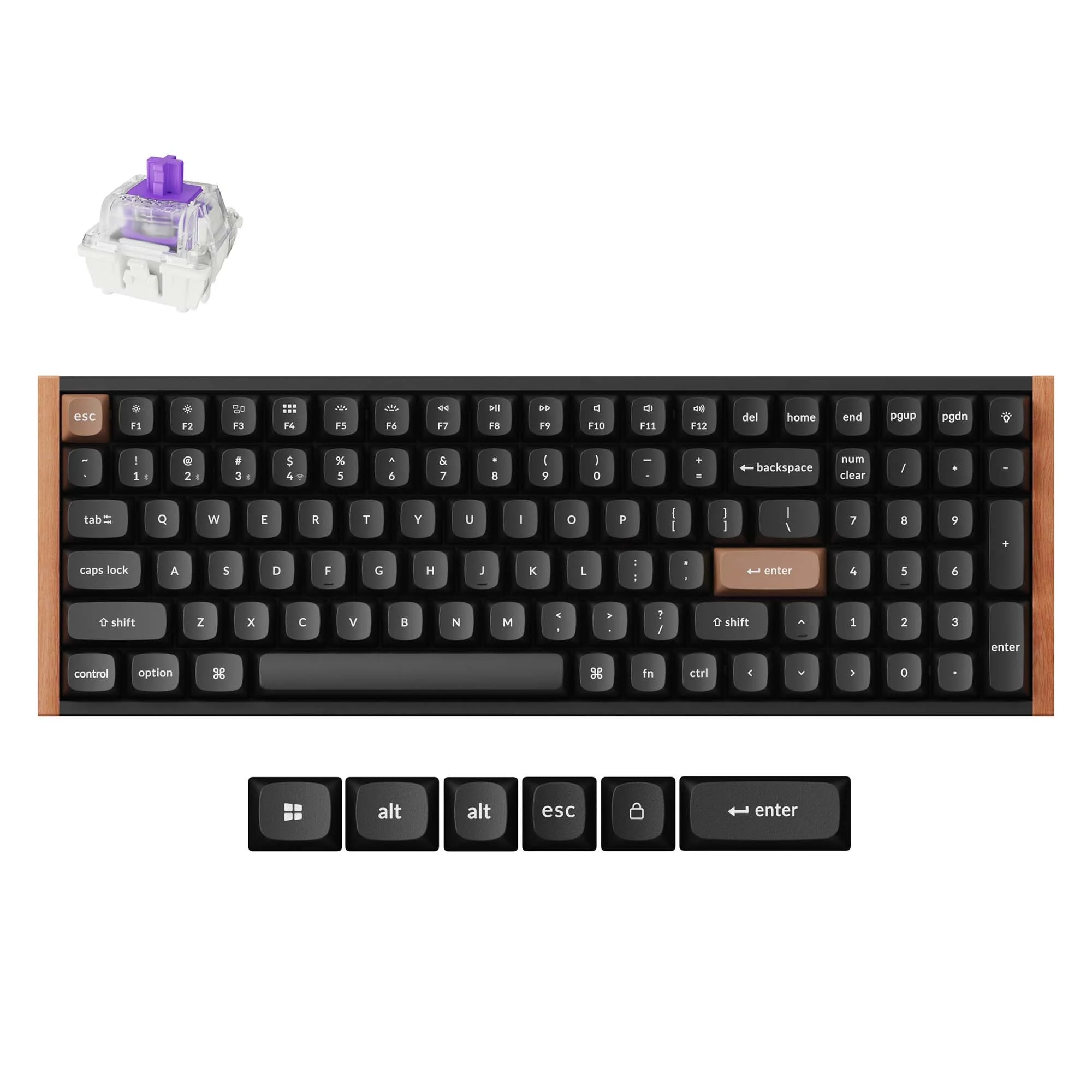 Keychron K4 HE Wireless Magnetic Switch Custom Keyboard - Image 7