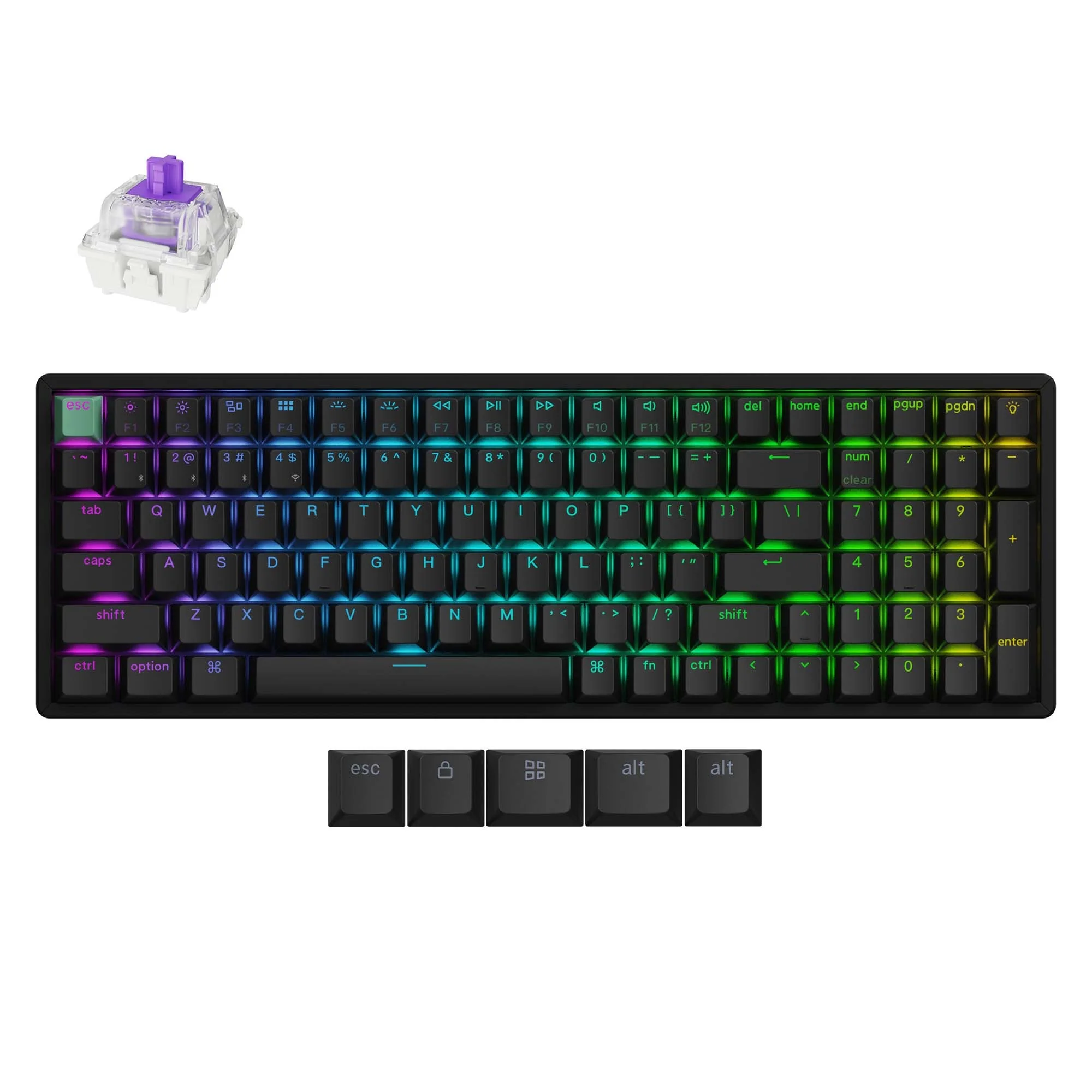 Keychron K4 HE Wireless Magnetic Switch Custom Keyboard - Image 9