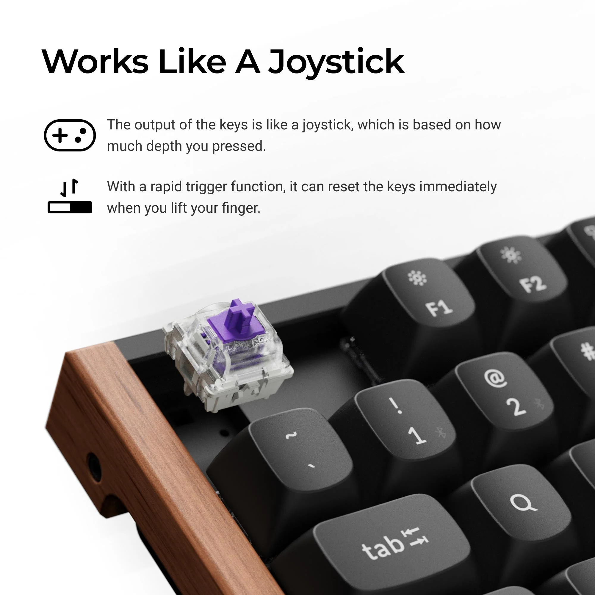 Keychron K8 HE Wireless Magnetic Switch Custom Keyboard - Image 3