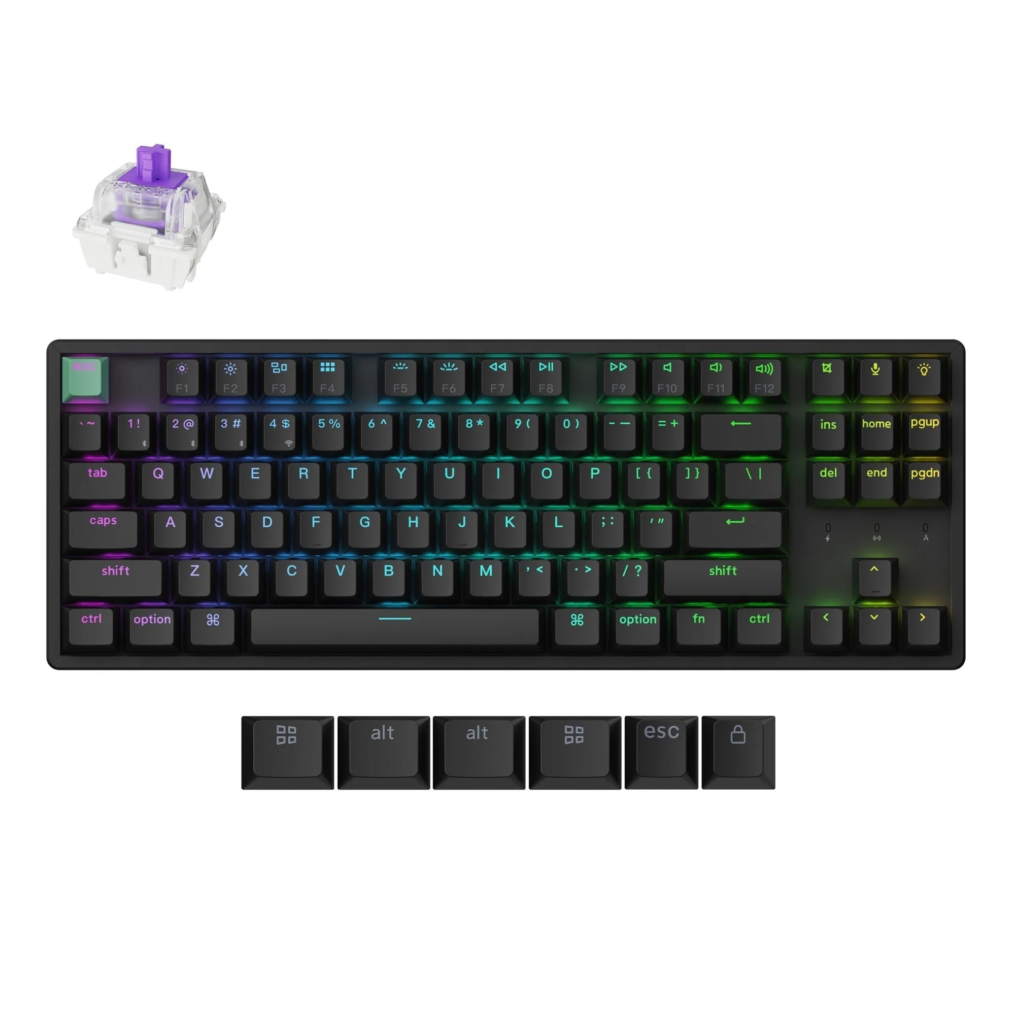 Keychron K8 HE Wireless Magnetic Switch Custom Keyboard - Image 9