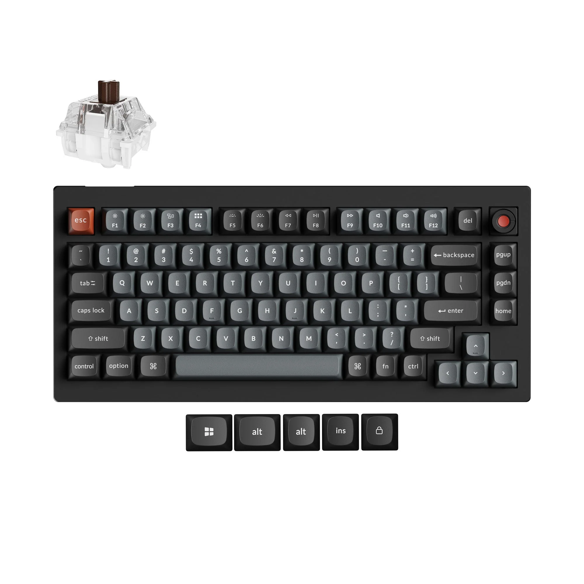 Keychron V1 8K QMK Wired Custom Mechanical Keyboard - Image 8