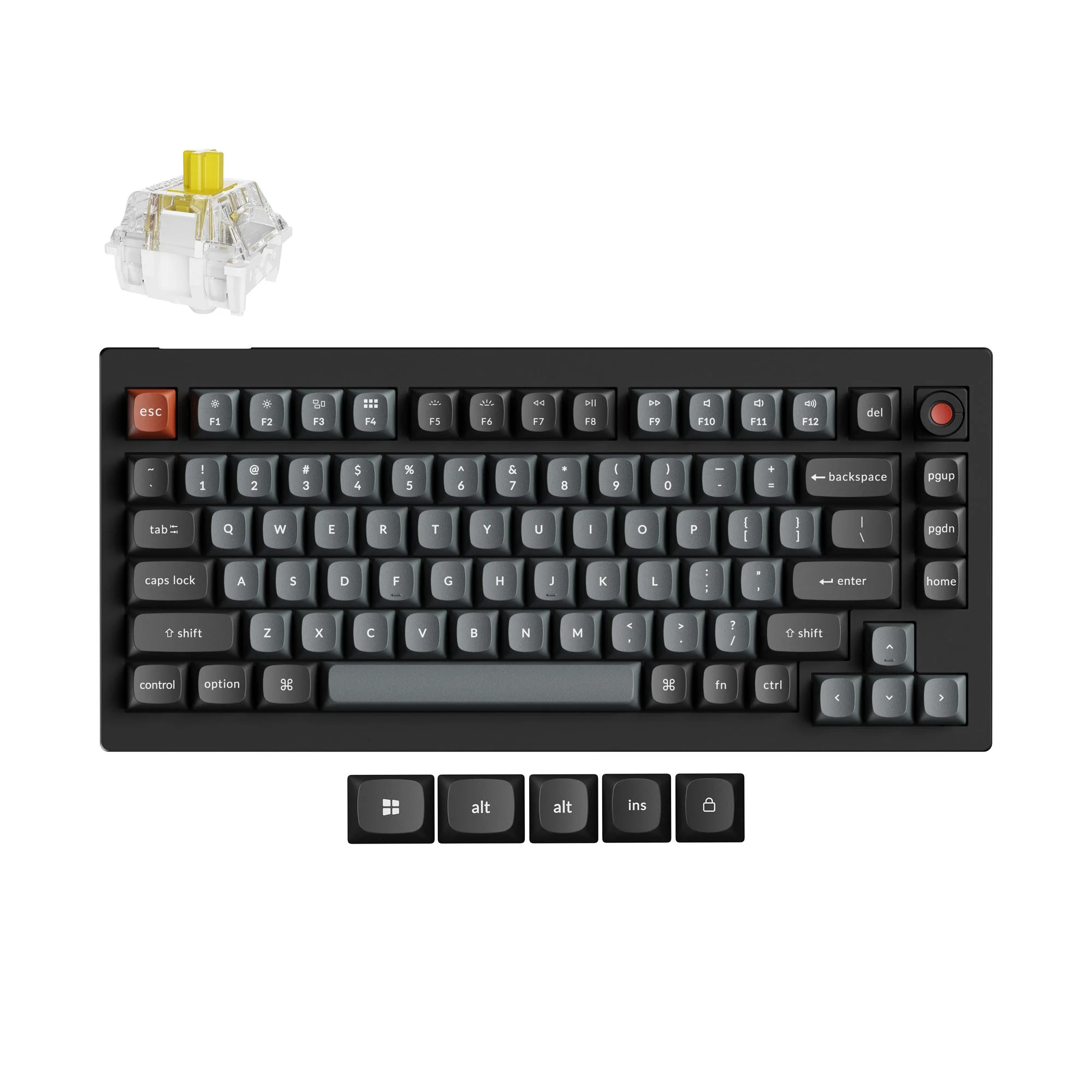 Keychron V1 8K QMK Wired Custom Mechanical Keyboard - Image 9