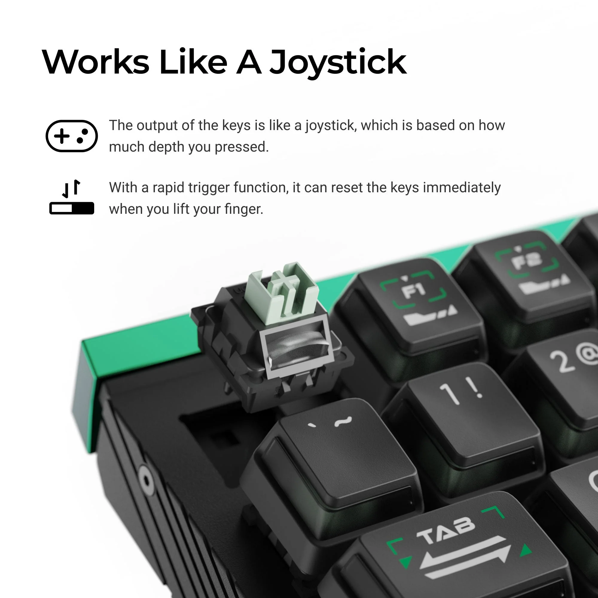 Lemokey L0 HE One Handed Magnetic Switch Gaming Keyboard - Image 3