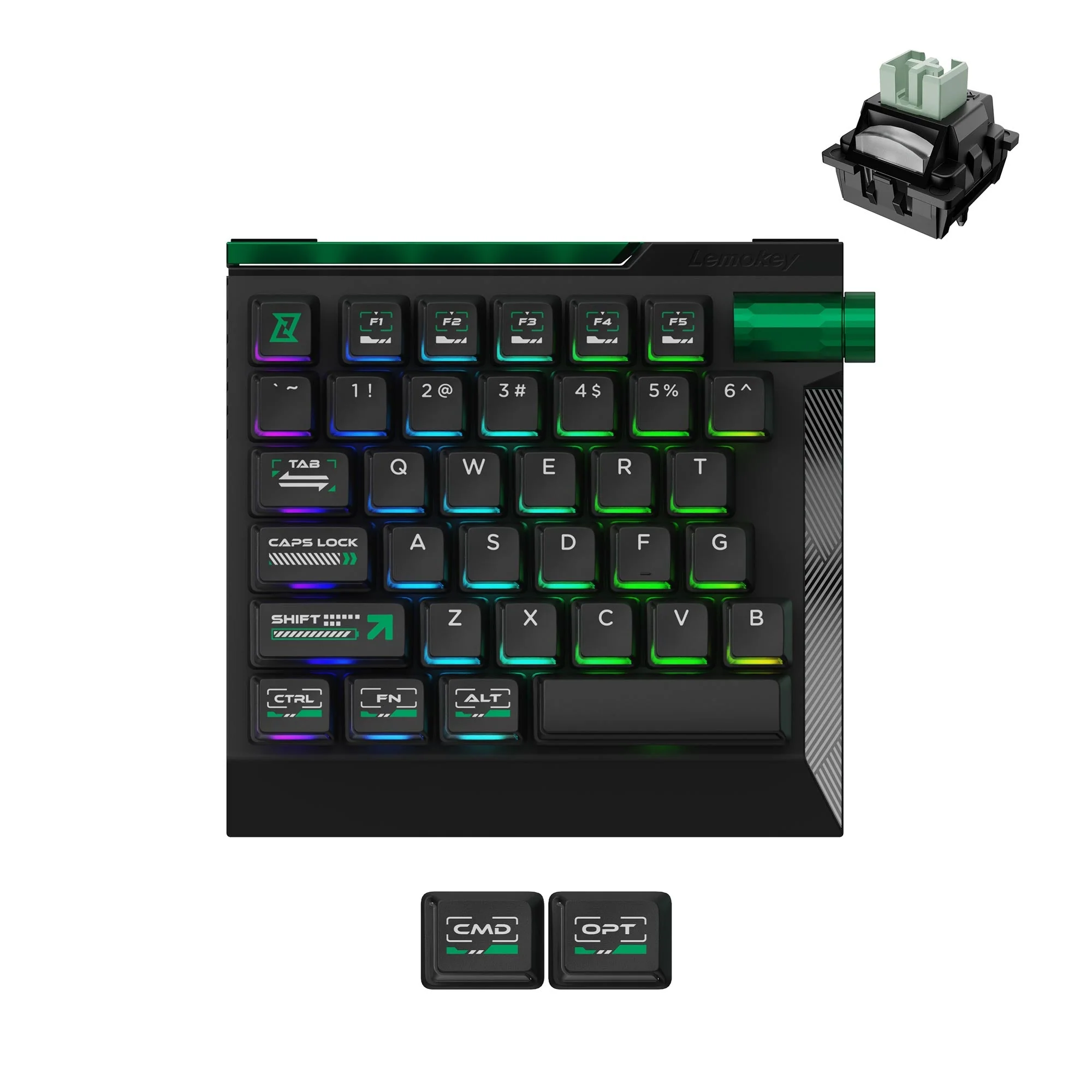 Lemokey L0 HE One Handed Magnetic Switch Gaming Keyboard - Image 7